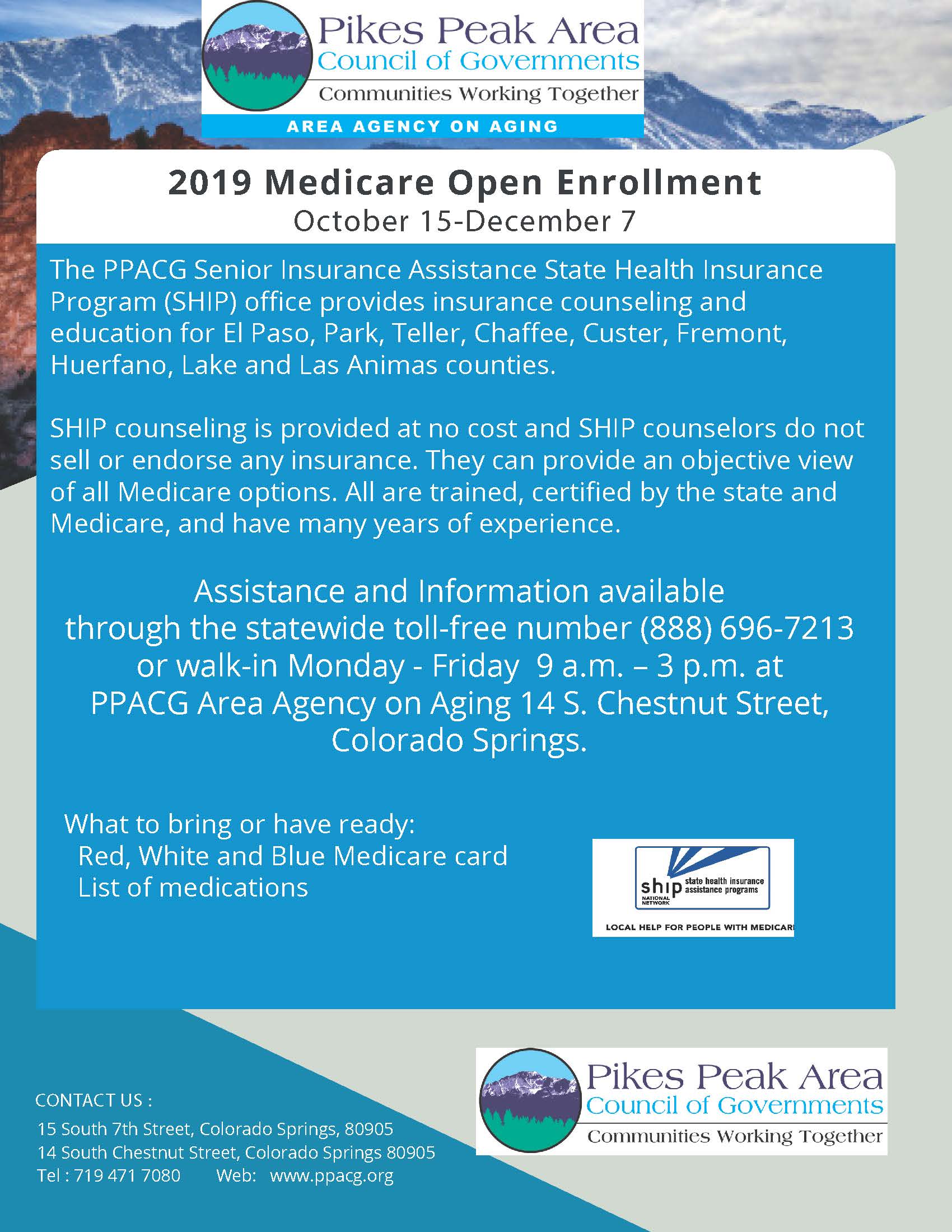 2019 Medicare Open Enrollment Period