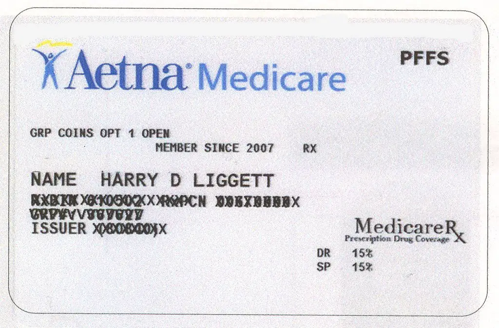 Aetna Medicare Advantage Replacement Card