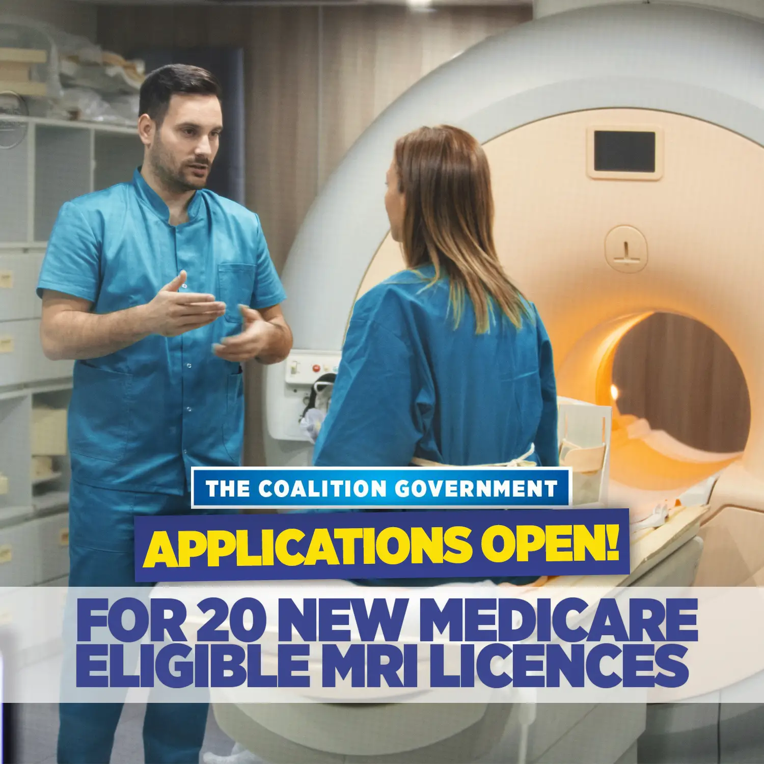 APPLICATIONS OPEN FOR NEW MRI LICENCES