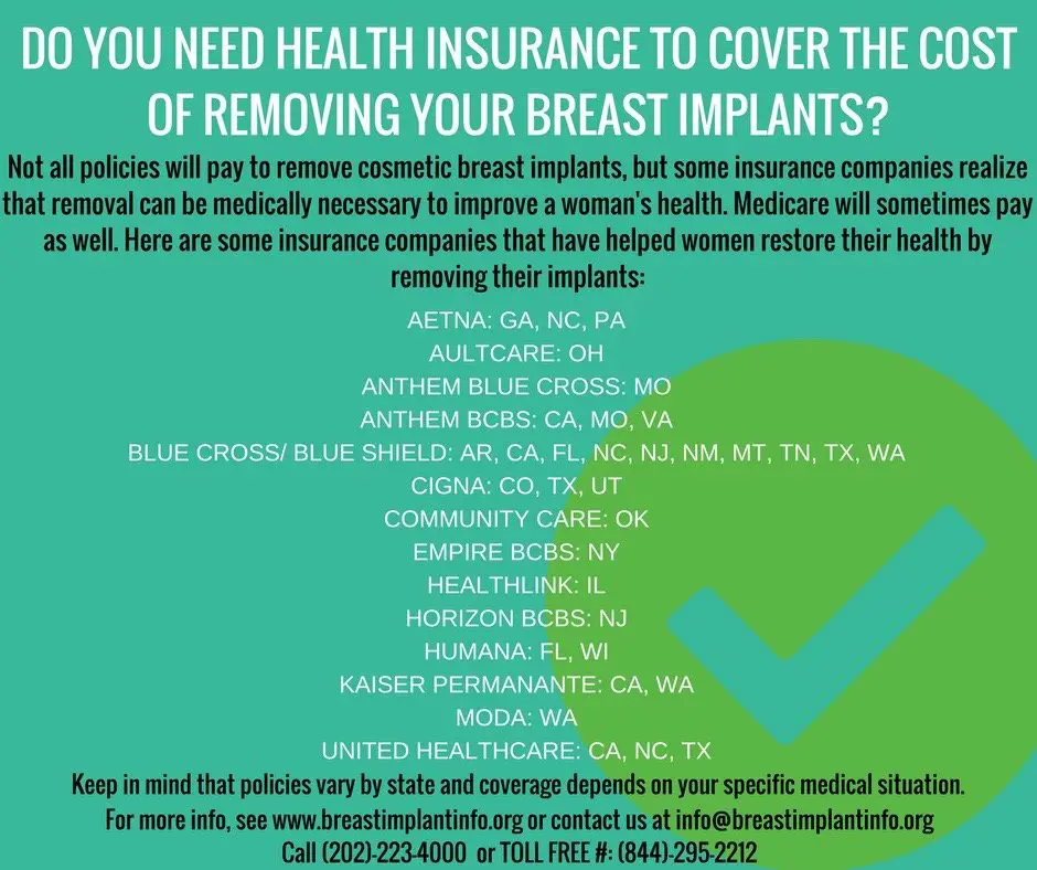 DO YOU NEED HEALTH INSURANCE TO COVER THE COST OF REMOVING ...