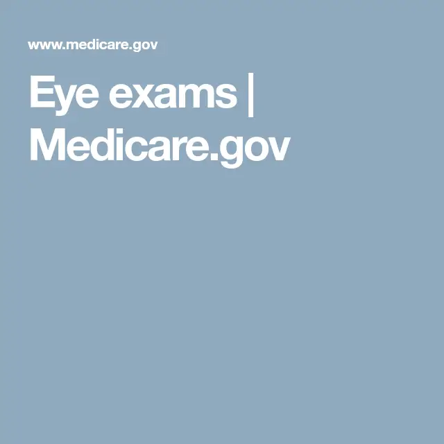 Eye exams