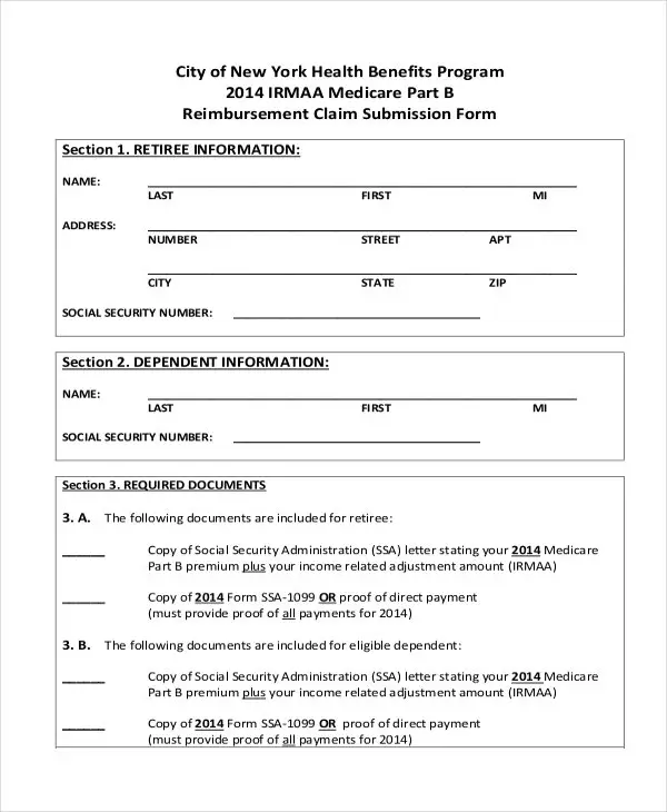 FREE 10+ Sample Medicare Forms in PDF