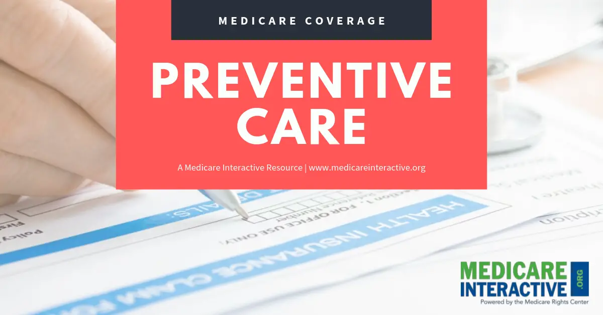 Guide to Medicare Coverage of Preventive Care