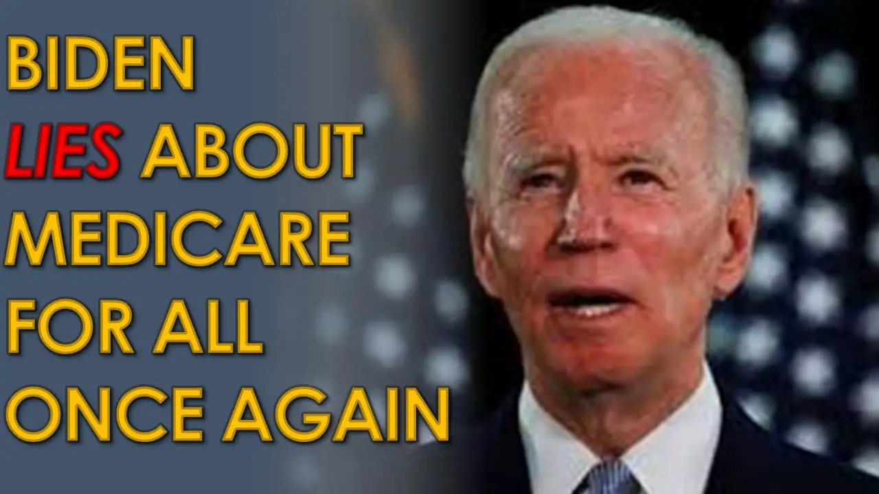 Joe Biden LIES about Medicare for All in Interview with ...