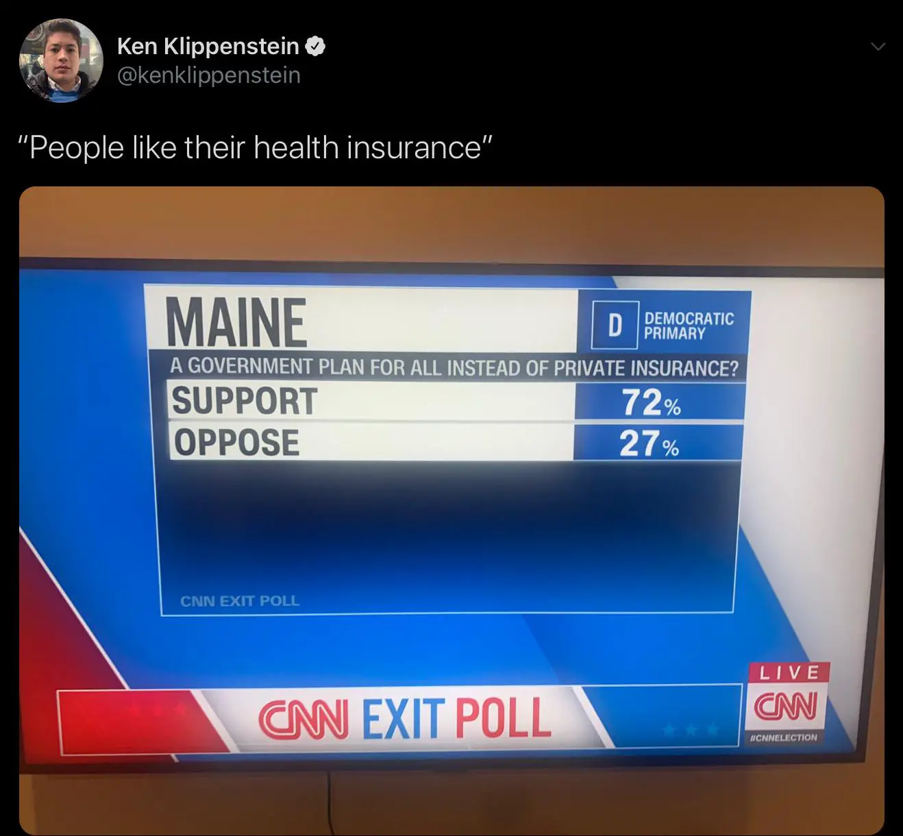 Maine Democrats Really Like Medicare for All : Maine