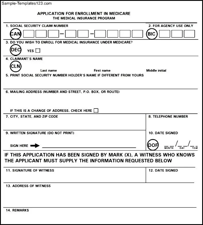 Medicare Application Form Online