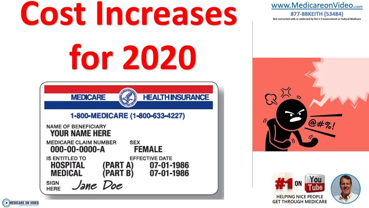 Medicare Costs 2020 â New Medicare Premiums