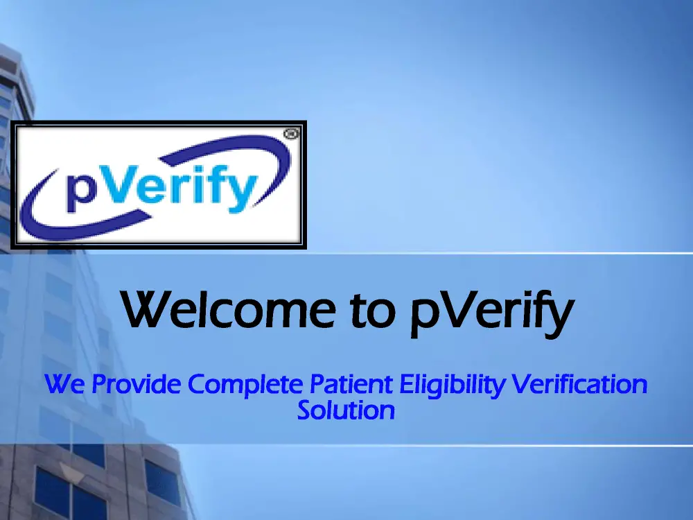 Medicare Online Eligibility Verification