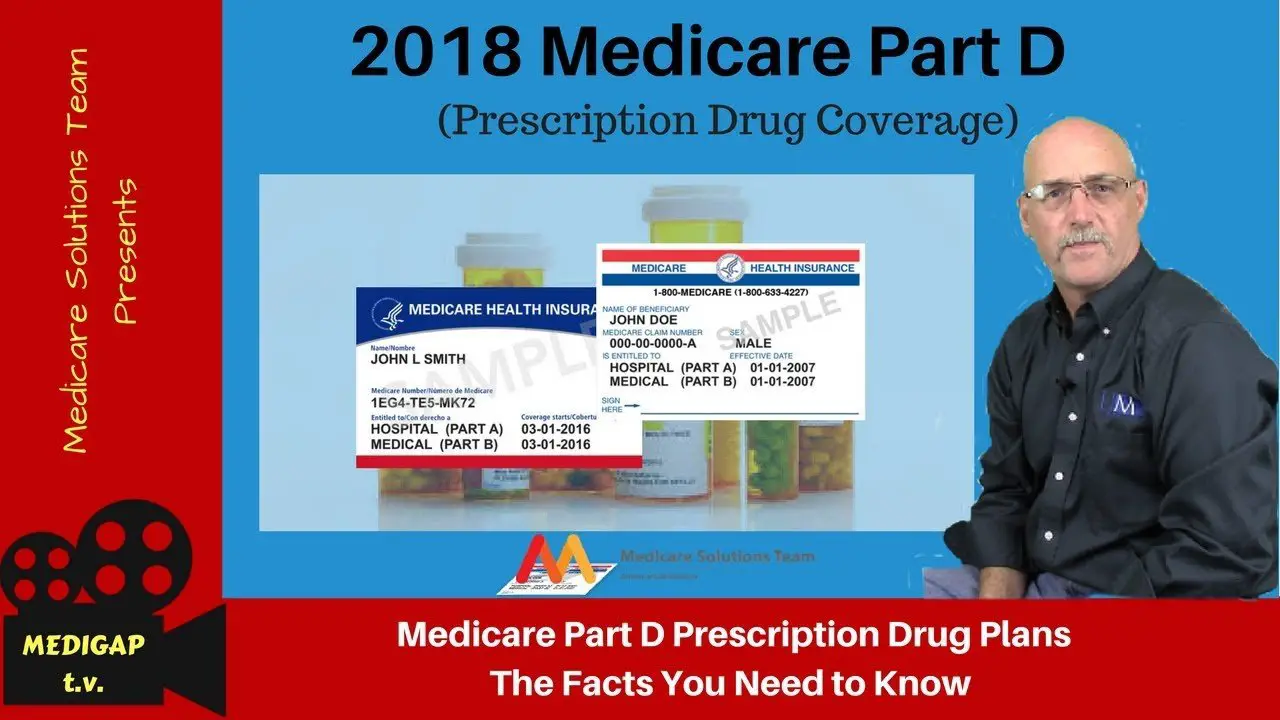 Medicare Part D 2018 (Prescription Drug Coverage ...
