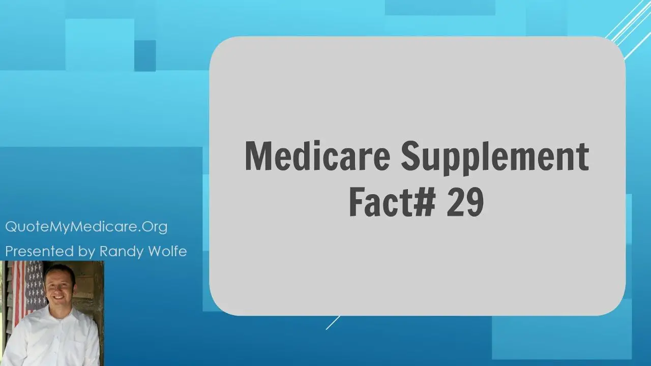 Medicare Supplement Fact 29