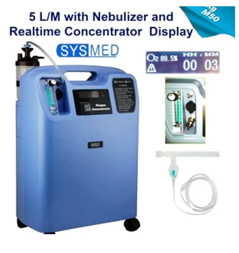 Oxygen Concentrator 5L/M with Nebulizer â Sysmed M50 â PT. Mandiri Jaya ...
