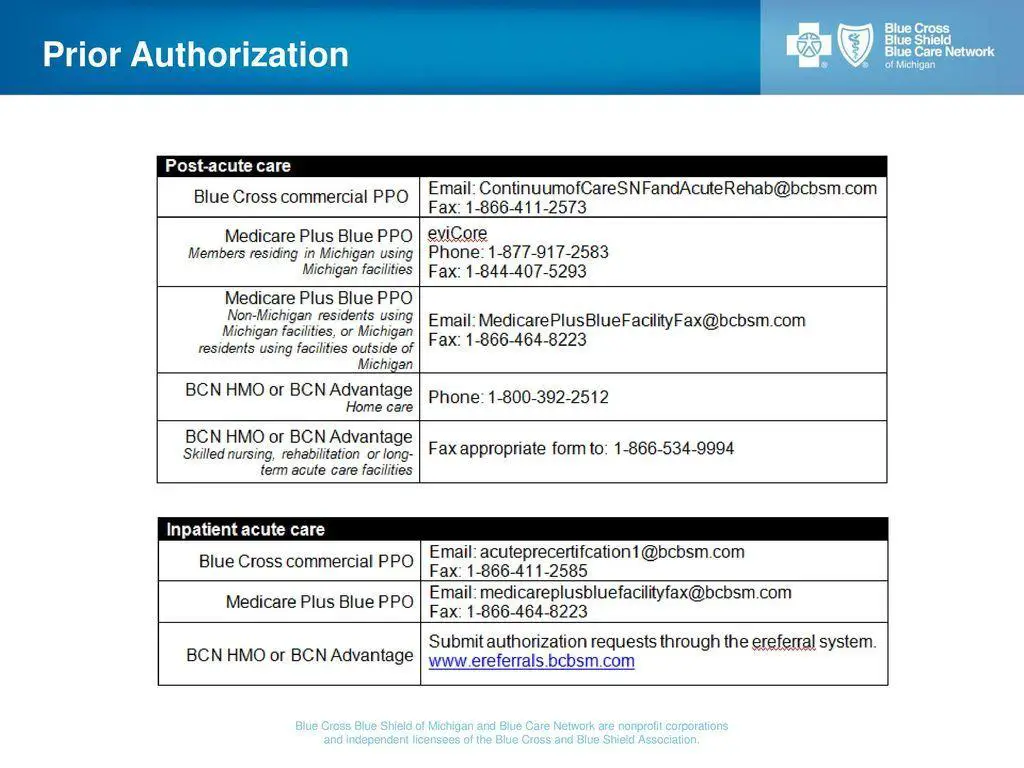 Prior Authorization Form For Medicare Plus Blue