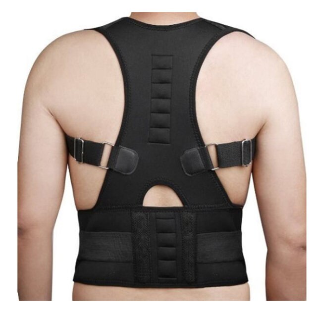 Thoracic Back Brace Magnetic Support for Shoulder Upper Back Pain ...
