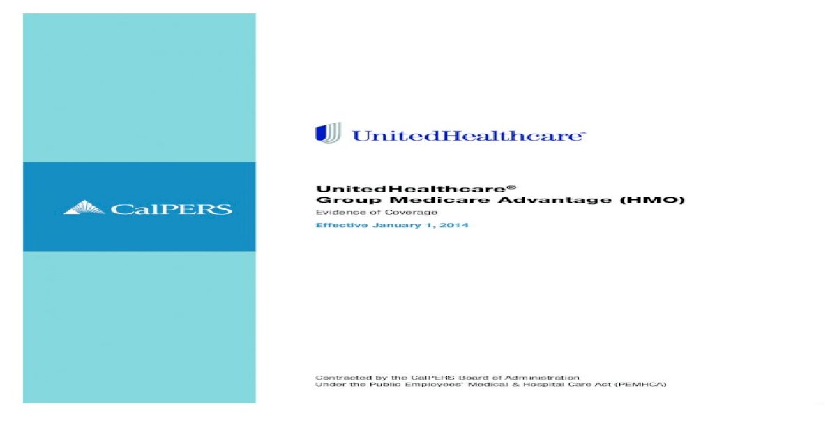 UnitedHealthcare Group Medicare Advantage (HMO)hr.fhda.edu ...