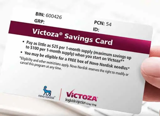 Victoza Savings Card : Savings Card For Victoza Liraglutide Injection ...