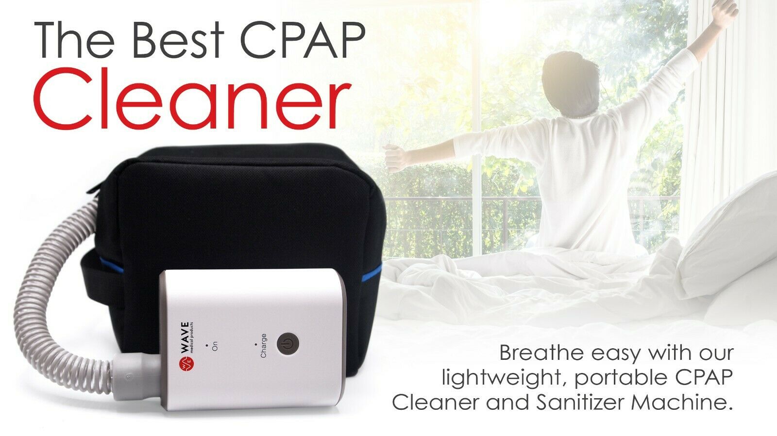 WAVE CPAP Cleaner Sanitizer Bundle with 6